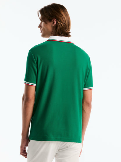 Perry Ellis Clothing Men's Mexico Cotton Pique Polo Shirt