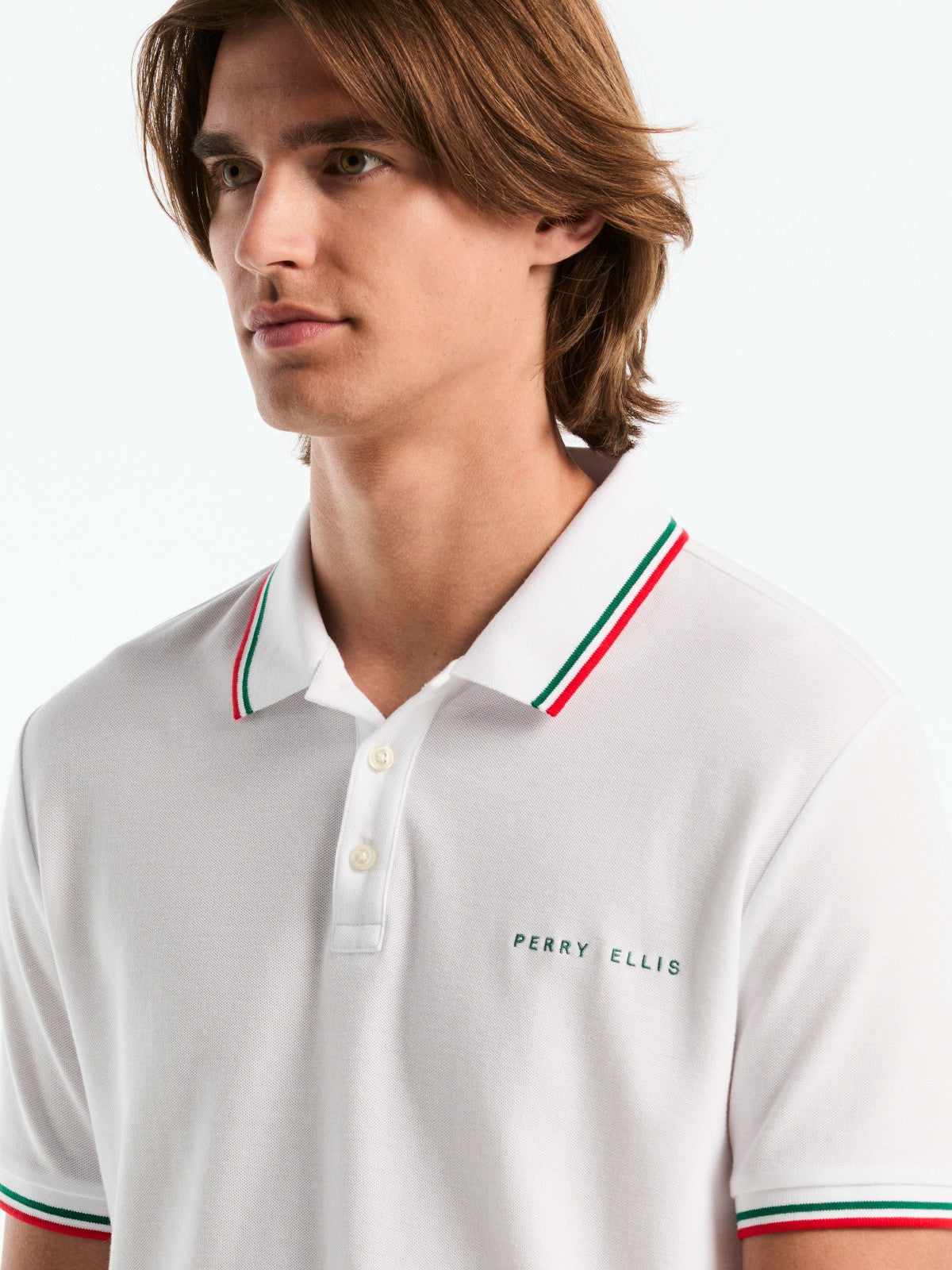Perry Ellis Clothing Men's Mexico Cotton Pique Polo Shirt
