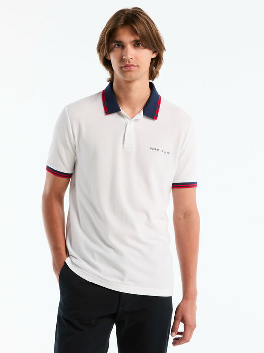 Perry Ellis Clothing Men's USA Cotton Pique Polo Shirt