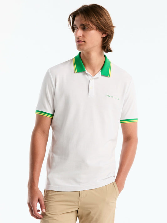 Perry Ellis Clothing Men's Brazil Pique Cotton Polo Shirt