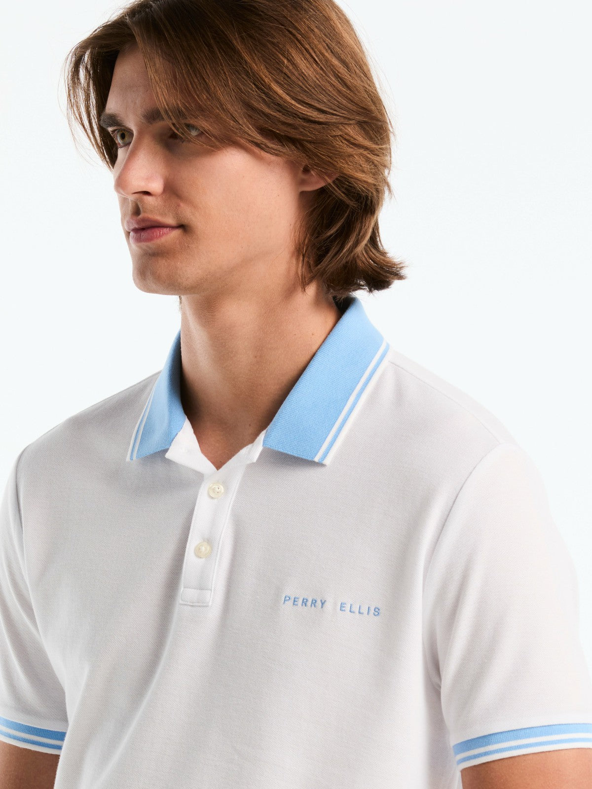Perry Ellis Clothing Men's Argentina Cotton Pique Polo Shirt