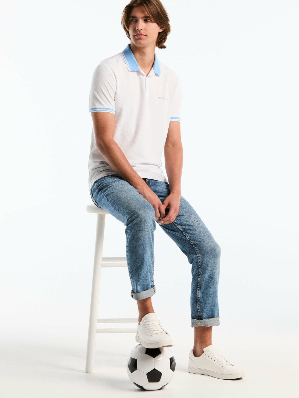 Perry Ellis Clothing Men's Argentina Cotton Pique Polo Shirt
