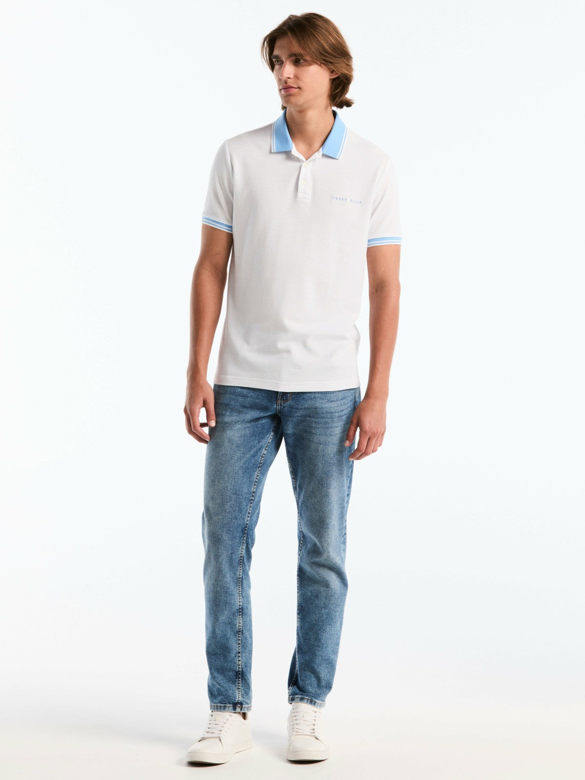 Perry Ellis Clothing Men's Argentina Cotton Pique Polo Shirt
