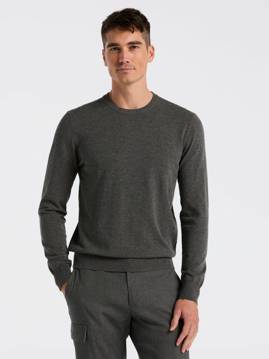 Perry Ellis Clothing Tech Knit Crew Neck Sweater
