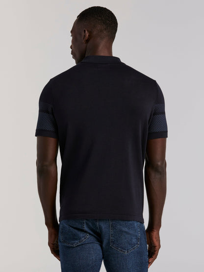 Perry Ellis Clothing Cotton Modal Textured Button Front Sweater
