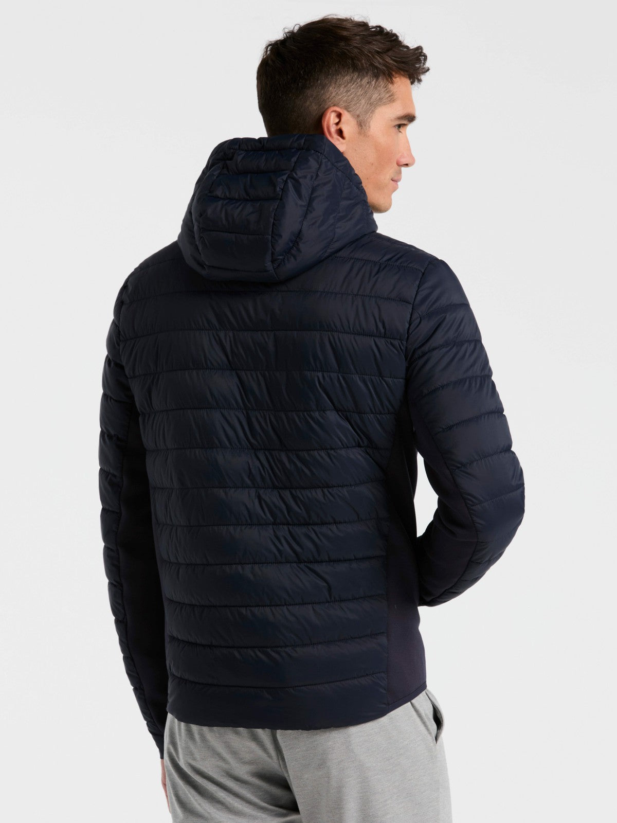 Perry Ellis Clothing Hybrid Lightweight Puffer Jacket