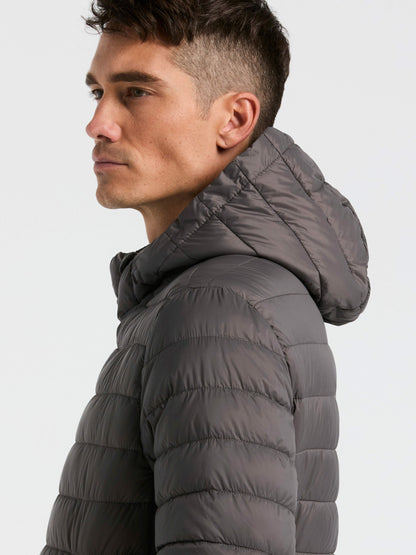 Perry Ellis Clothing Hybrid Lightweight Puffer Jacket