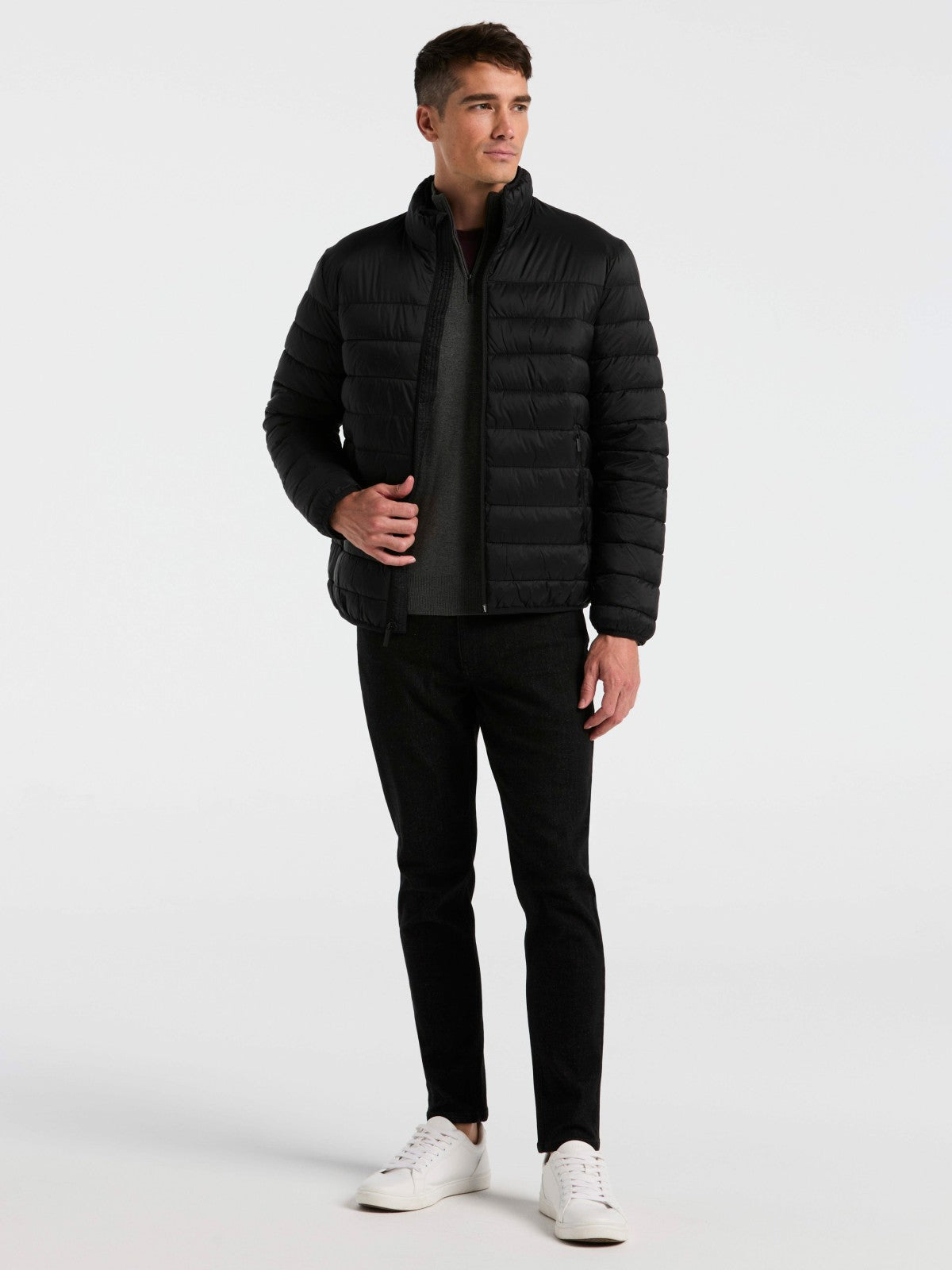Perry Ellis Clothing Lightweight Puffer Jacket