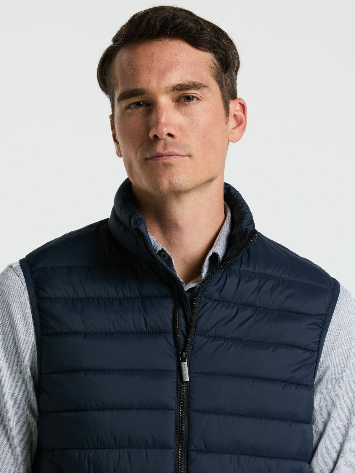 Perry Ellis Clothing Hybrid Lightweight Puffer Vest