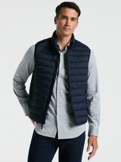 Perry Ellis Clothing Hybrid Lightweight Puffer Vest