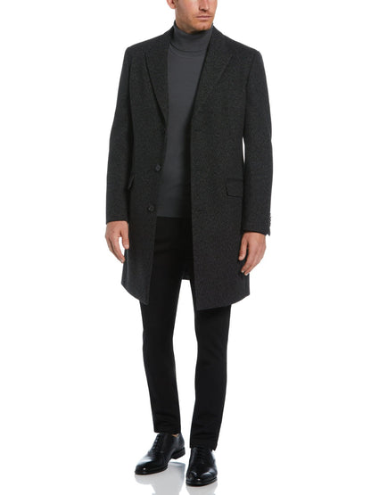 Perry Ellis Clothing Single Breasted 3 Button Overcoat
