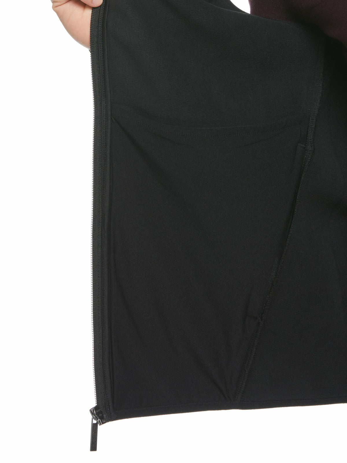 Perry Ellis Clothing Solid Stretch Full-Zip Fleece Vest