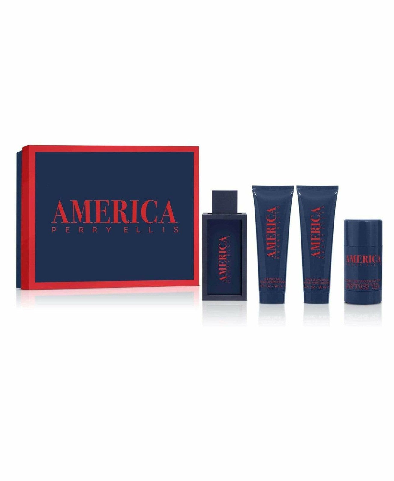 Perry Ellis Shoes Perry Ellis America Eau de Toilette 4-Piece Men's Gift Set