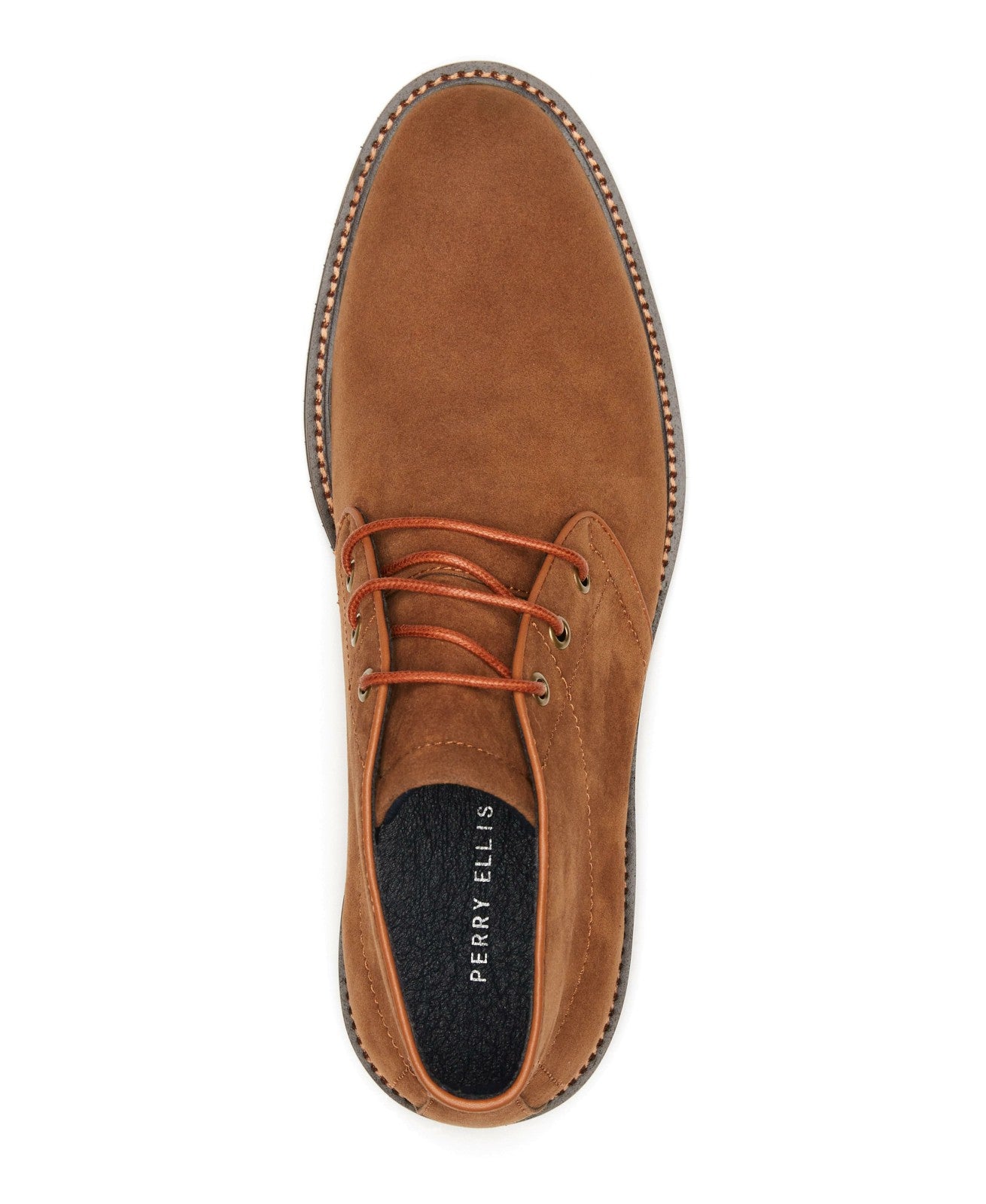 Perry Ellis Shoes Faux Suede Chukka Boots