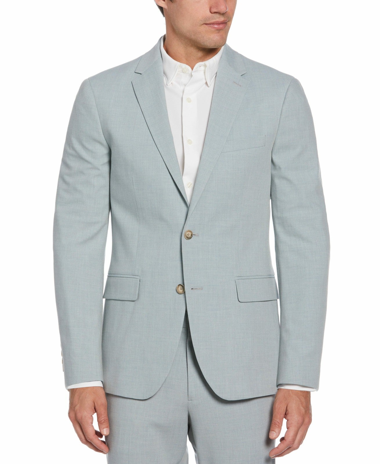 Perry Ellis Shoes Men's Long Sleeve Slim Fit Stretch Tech Suit Jacket