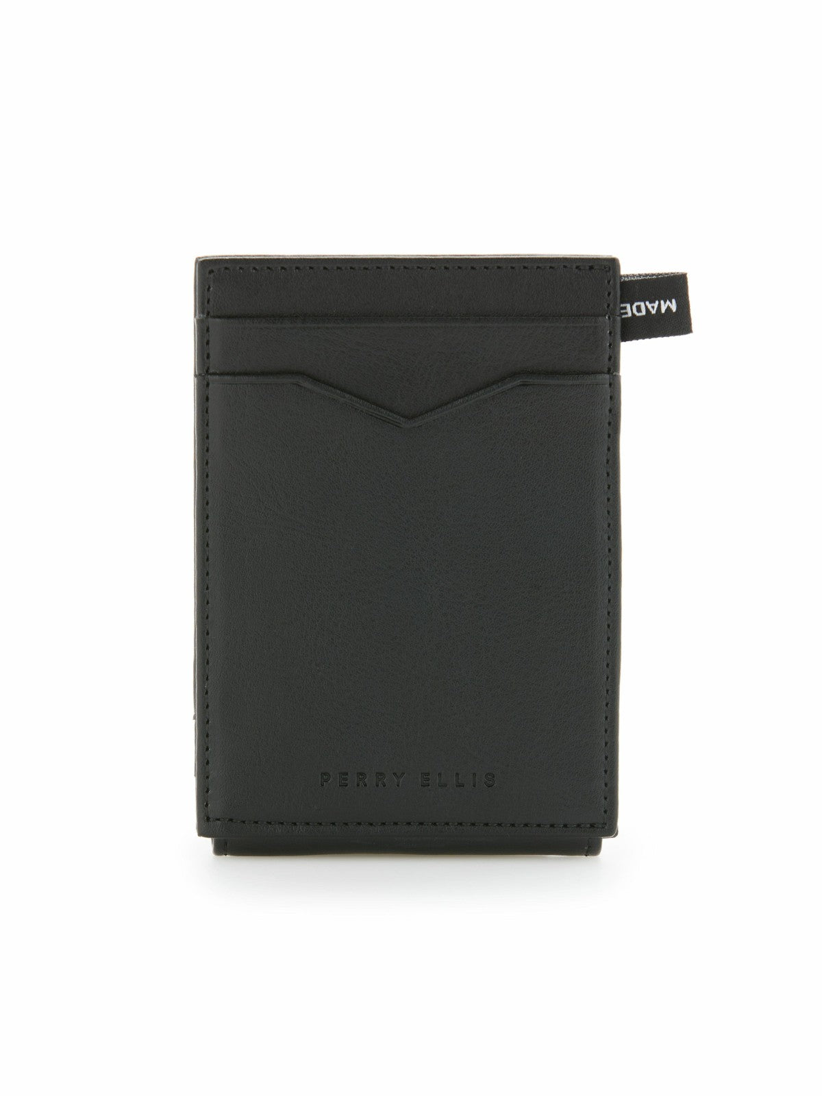 Perry Ellis Shoes|Accessories Leather Magnetic Card Case Wallet
