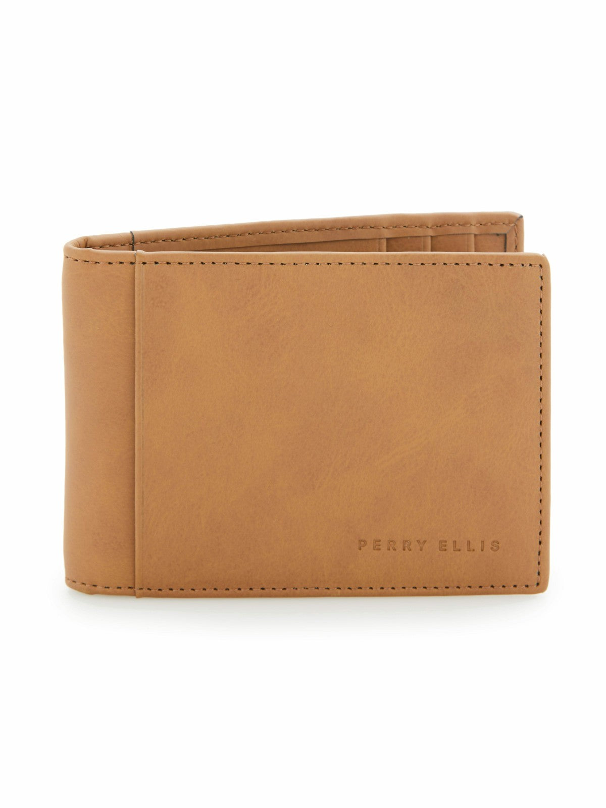 Perry Ellis Shoes|Accessories Tan Leather Money Clip Wallet