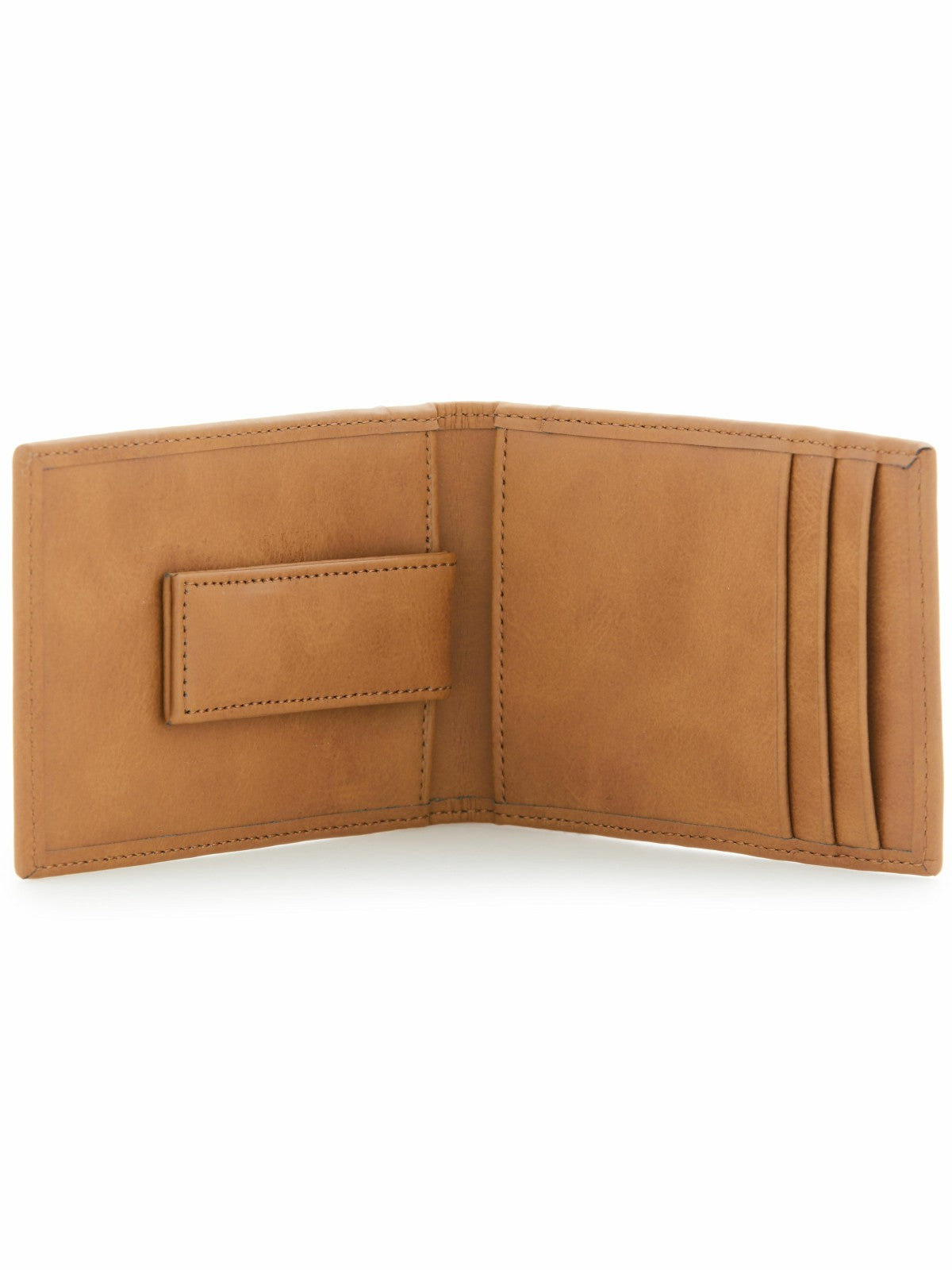 Perry Ellis Shoes|Accessories Tan Leather Money Clip Wallet