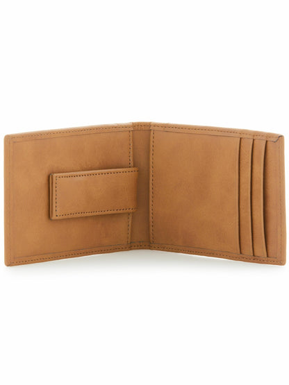Perry Ellis Shoes|Accessories Tan Leather Money Clip Wallet