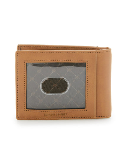 Perry Ellis Shoes|Accessories Tan Leather Money Clip Wallet