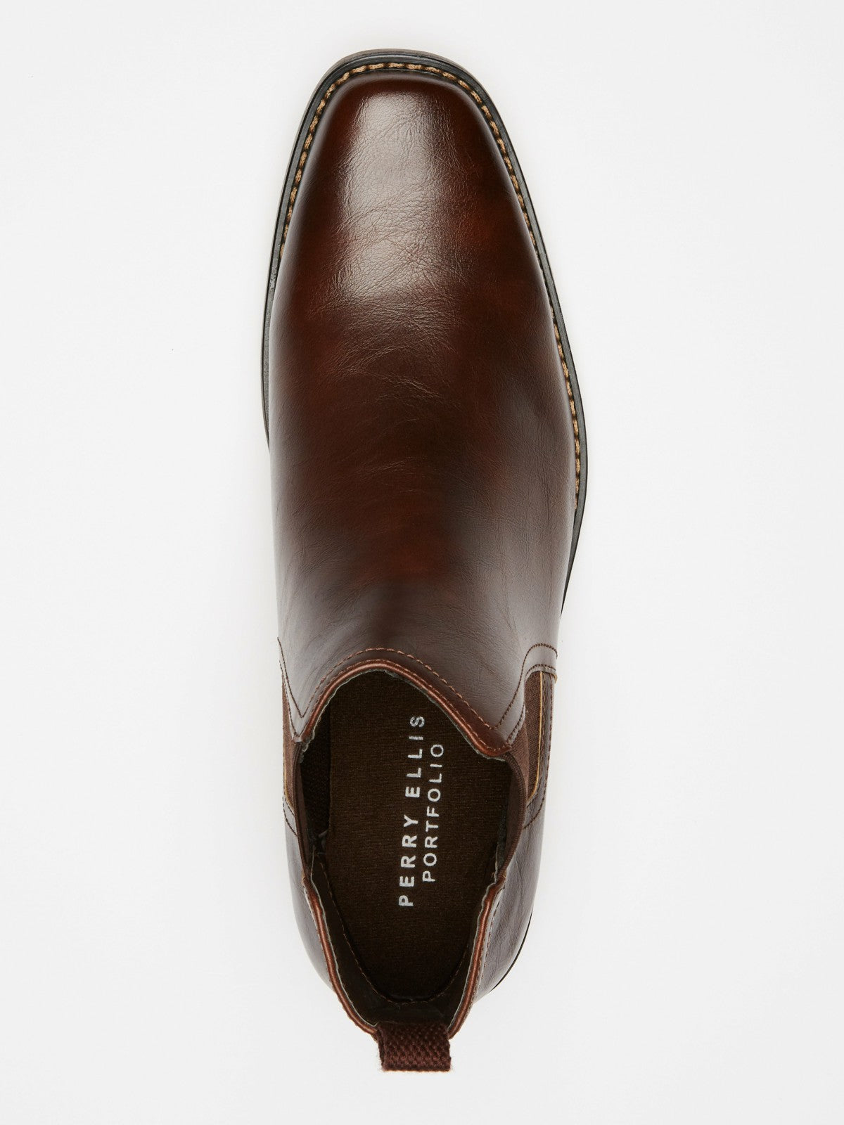 Perry Ellis Shoes Chris Boot | Men's Faux Leather Chelsea Boot | Perry Ellis