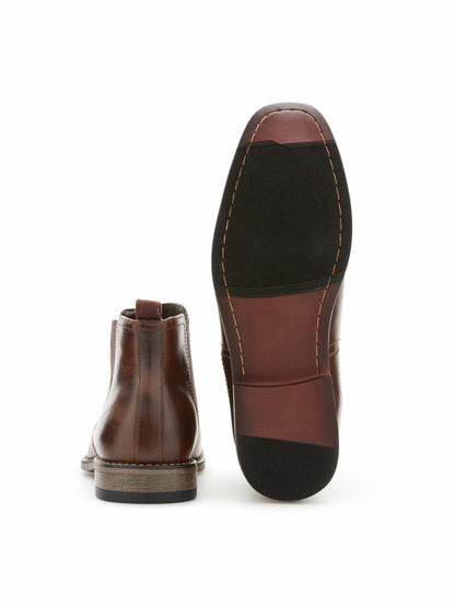 Perry Ellis Shoes Chris Boot | Men's Faux Leather Chelsea Boot | Perry Ellis