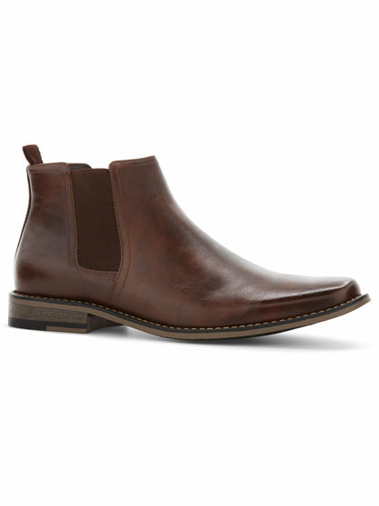 Perry Ellis Shoes Chris Boot | Men's Faux Leather Chelsea Boot | Perry Ellis