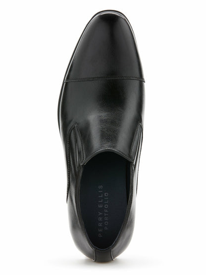 Perry Ellis Shoes Slick Cap Toe Slip-On