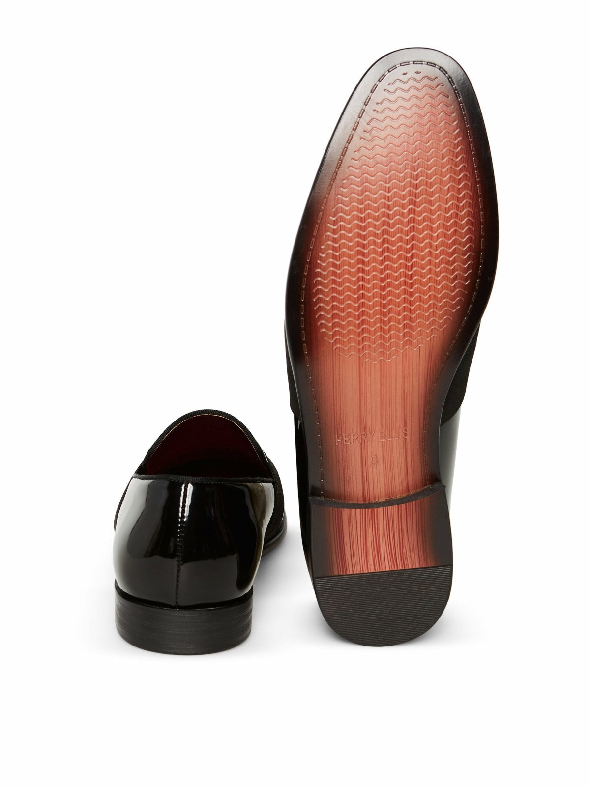 Perry Ellis Shoes Evening Patent Slip On