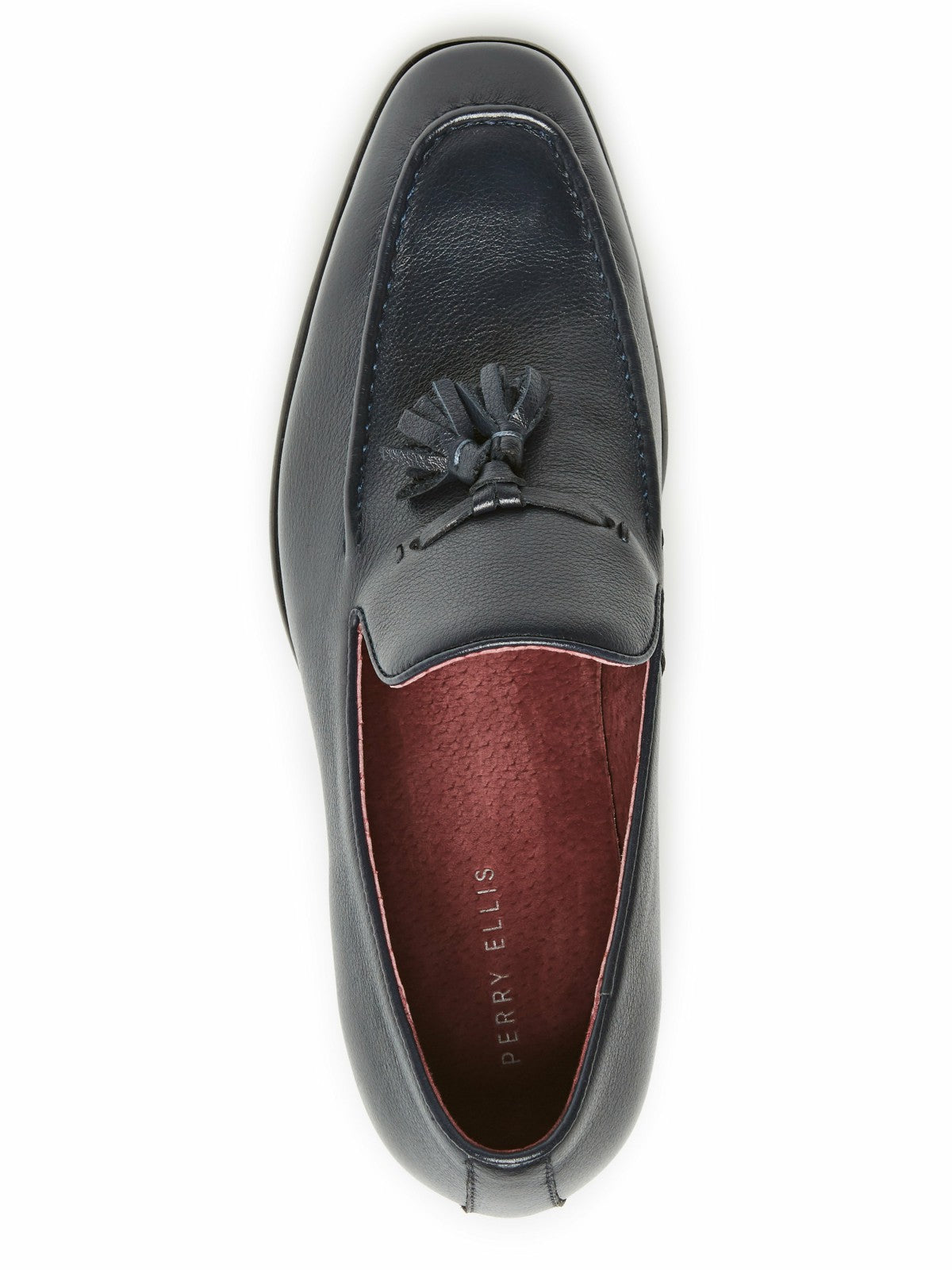Perry Ellis Shoes Tassel Leather Loafer