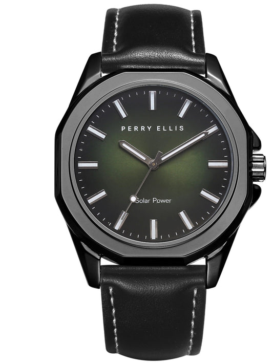 Perry Ellis Accessories Solar Powered Watch