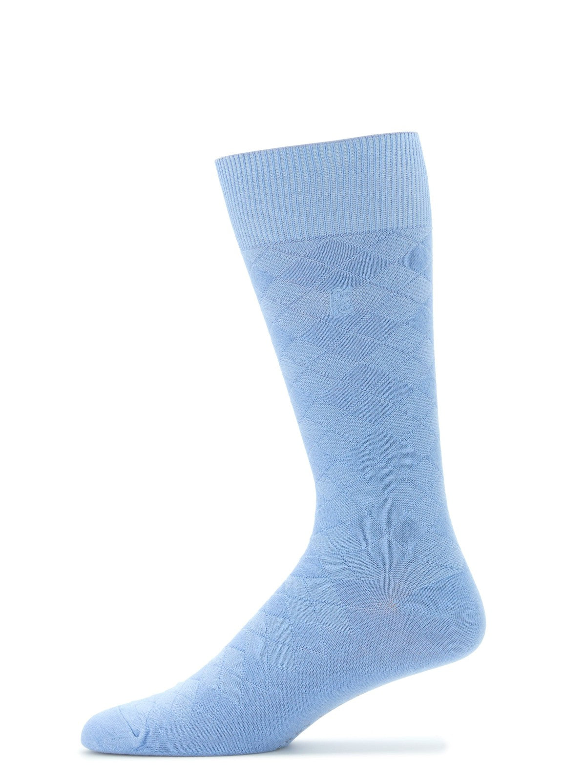 Perry Ellis Accessories Diamond Stitch Logo Socks