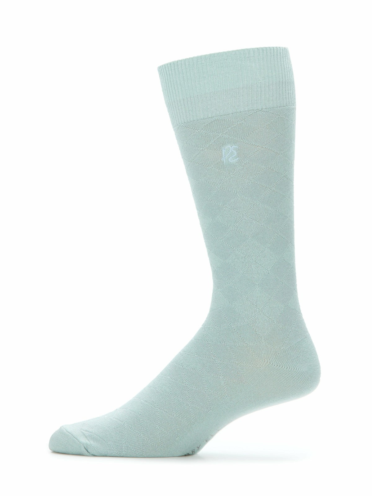 Perry Ellis Accessories Diamond Stitch Logo Socks