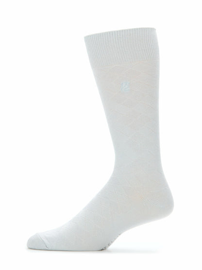Perry Ellis Accessories Diamond Stitch Logo Socks