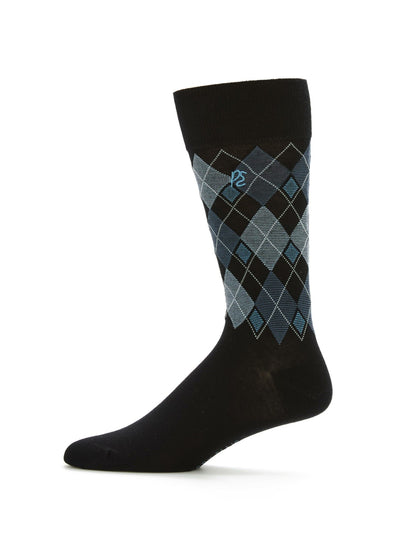 Perry Ellis Accessories Diamond Print Bamboo Socks