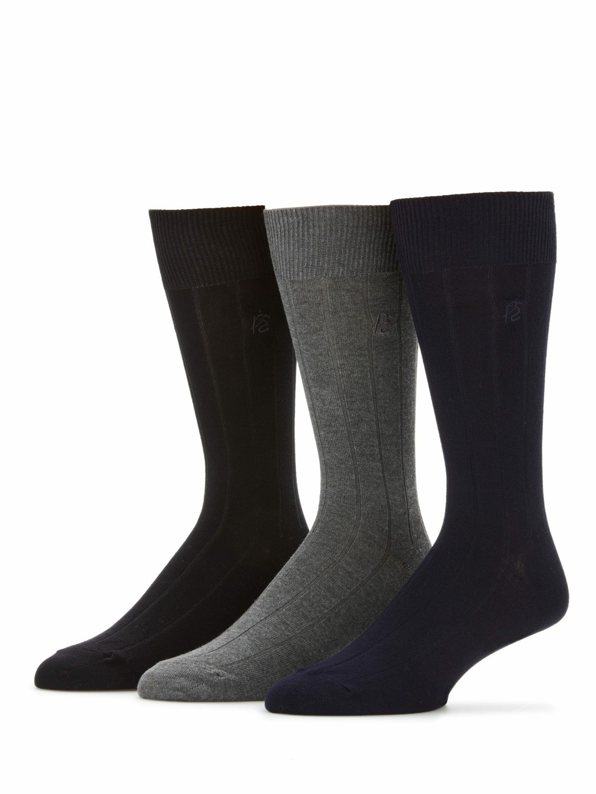 Perry Ellis Accessories 3 Pack Luxe Bamboo Socks
