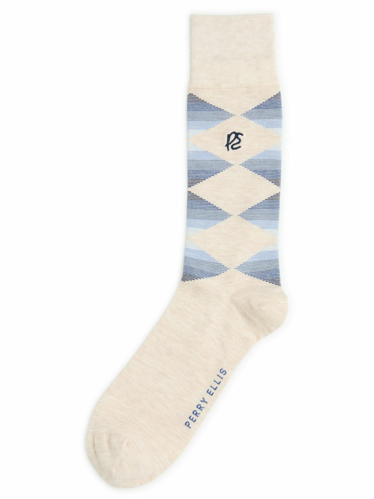 Perry Ellis Accessories Multi Color Striped Argyle Socks