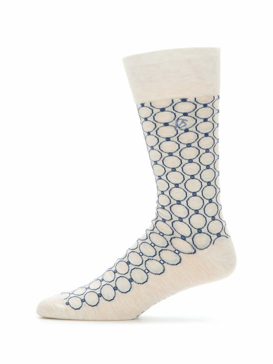 Perry Ellis Accessories Men's Medallion Pattern Socks