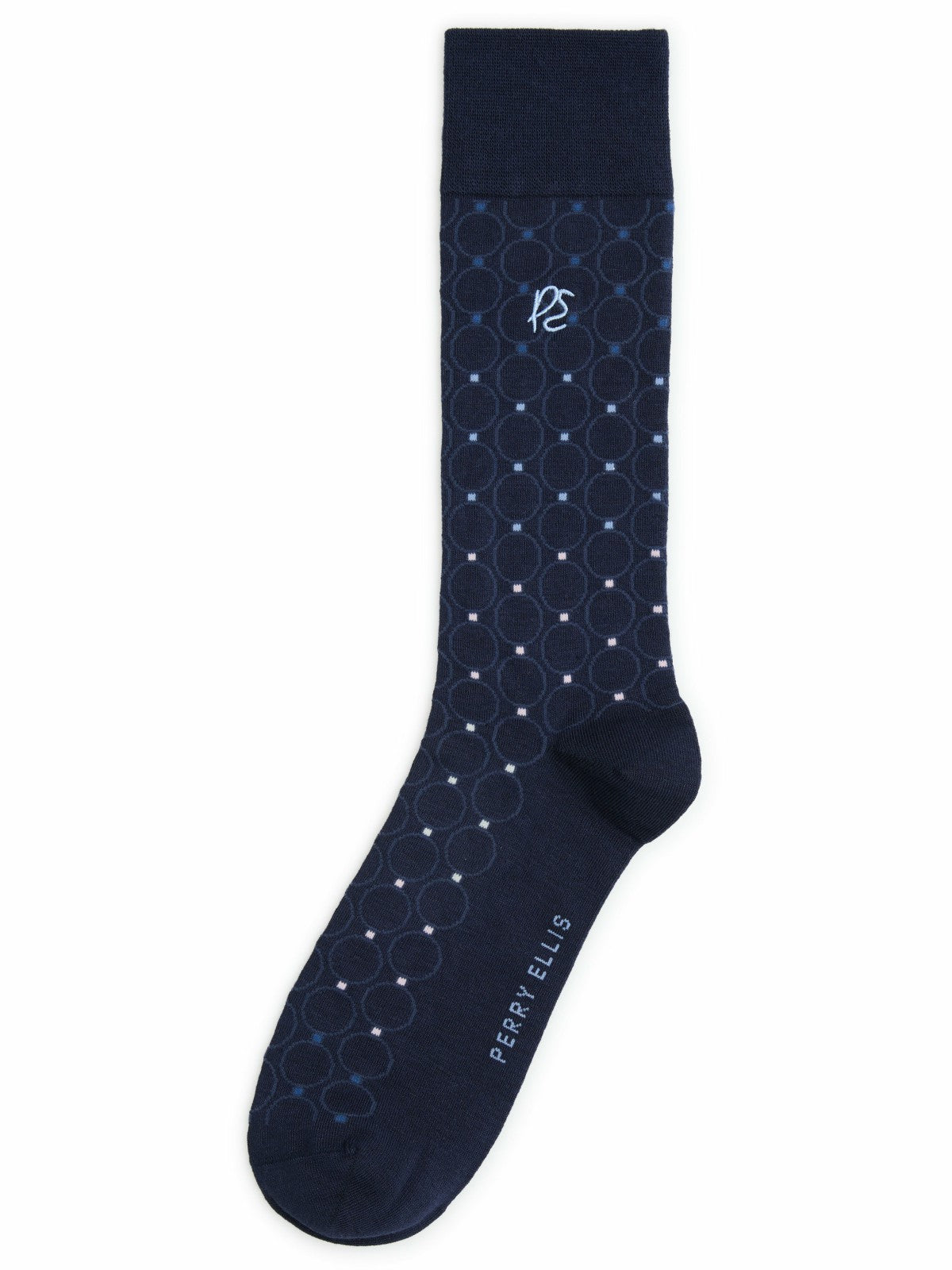 Perry Ellis Accessories Men's Medallion Pattern Socks