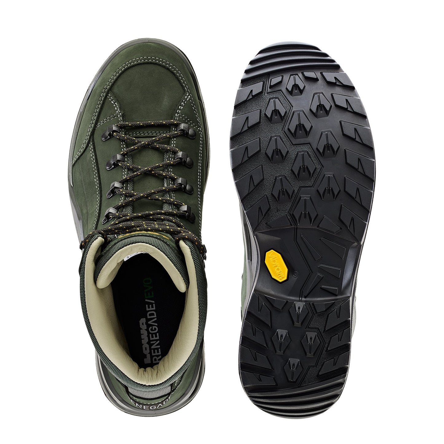 Lowa RENEGADE EVO LL MID - OLIVE/MUSTARD