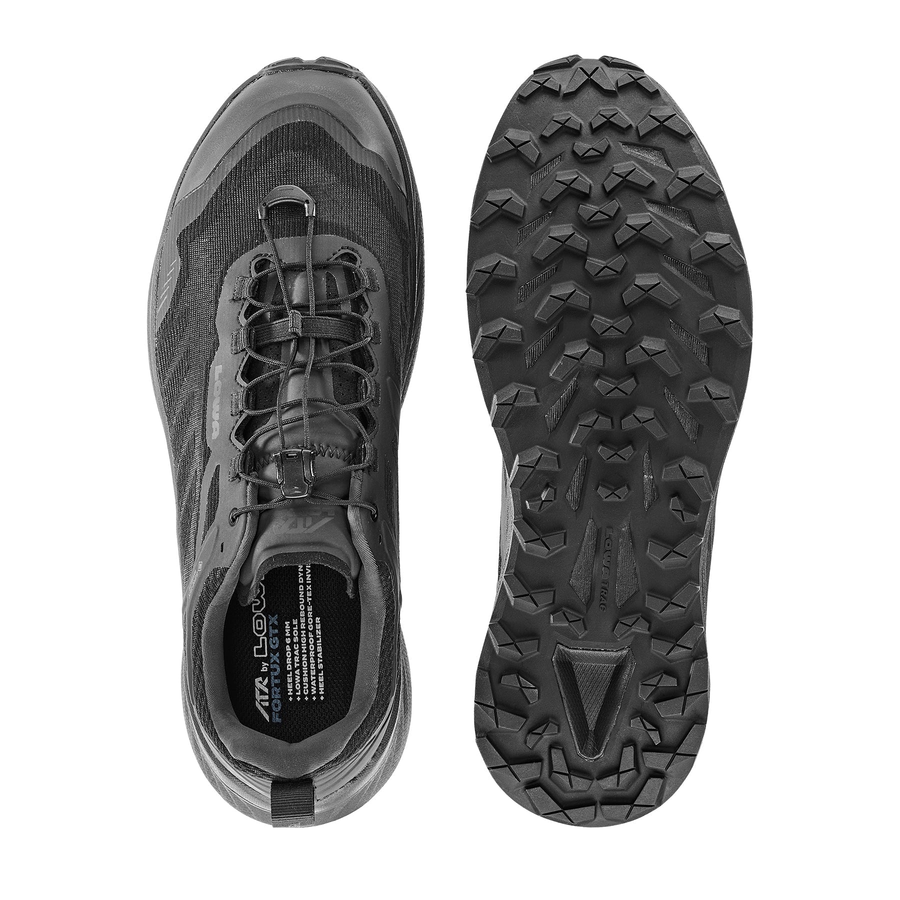 Lowa FORTUX GTX - BLACK/BLACK