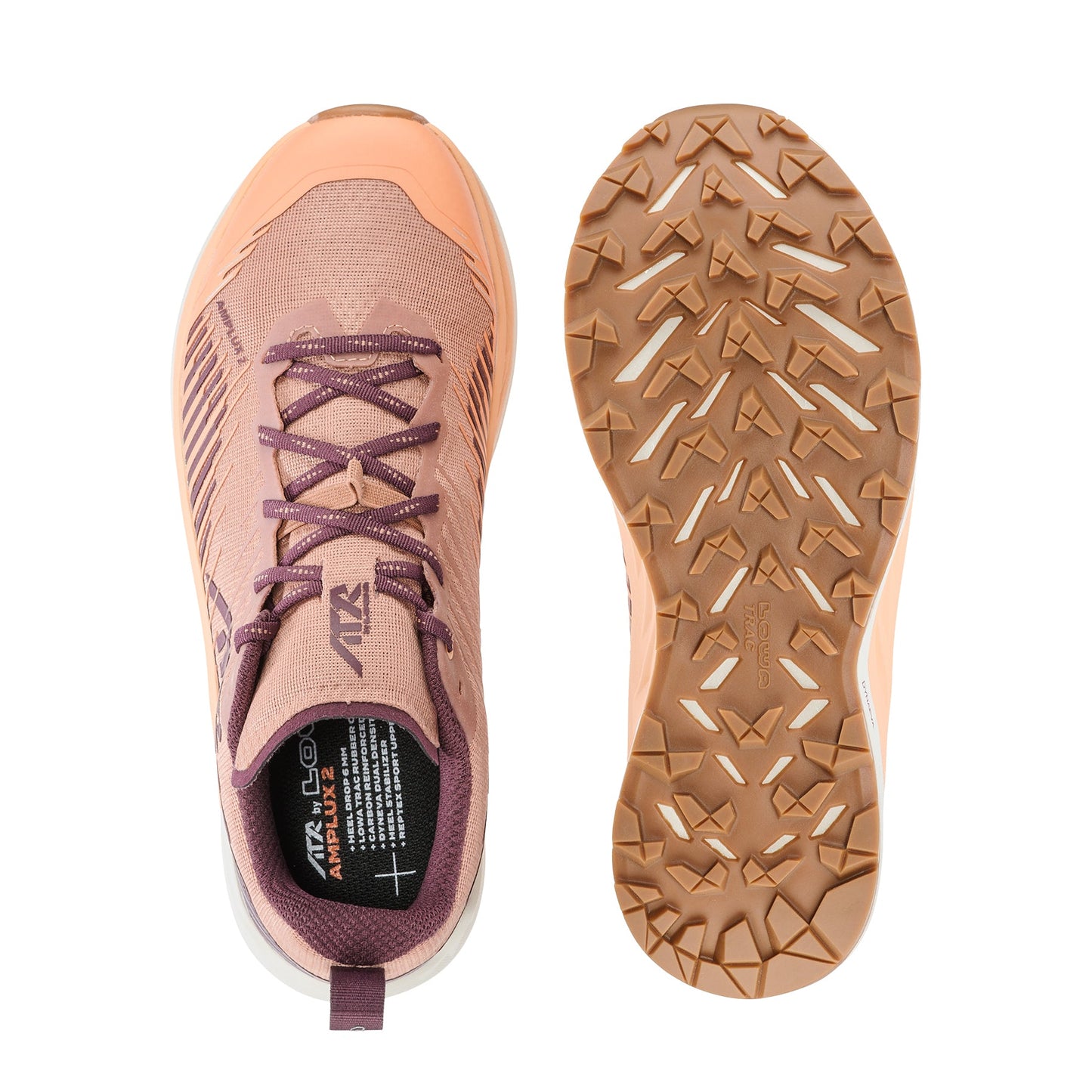 Lowa AMPLUX 2 WS - BURGUNDY/CLAY